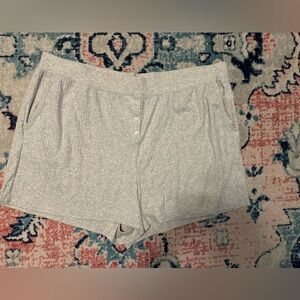old navy grey sleep shorts